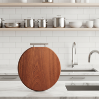 Planche à découper en bois massif d'ébène et de santal, style Tmall, H01, emballage de base
