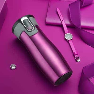 Stainless Steel Insulated Portable Gift Cup With Engraved Logo - Product Image 6