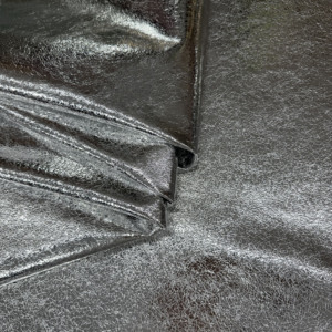 Película Metálica Craquelada, <span class=keywords><strong>Piel</strong></span> de Oveja Genuina, Material de Cuero de Oveja para <span class=keywords><strong>Sandalias</strong></span> y Bolsos - Product Image 5