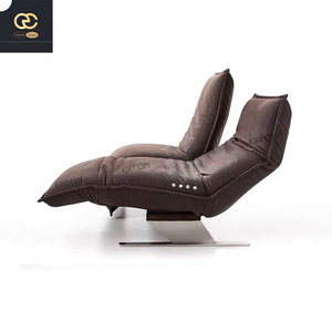 Nuevo Diseño de <span class=keywords><strong>Silla</strong></span> Italiana para la Villa - Muebles de Cuero en <span class=keywords><strong>Gris</strong></span> - <span class=keywords><strong>Silla</strong></span> <span class=keywords><strong>Reclinable</strong></span> Creativa, Todo en Uno y Lujosa - Product Image 5