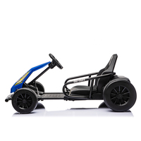 Grand kart à pédales pour enfants à quatre roues, voiture électrique pour enfants avec siège réglable, puissance élevée 24V, kart à pédales électrique pour enfants