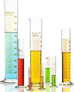 Rongtai-cilindro de medición de vidrio de borosilicato, alta calidad, para laboratorio