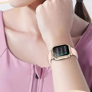 MK88 นาฬิกาอัจฉริยะขายดี ฟิตเนสแทรคเกอร์ หน้าจอ TFT 1.75 นิ้ว กันน้ำ IP68 แบตเตอรี่ 220mAh รองรับ Android นาฬิกาสมาร์ทวอทช์สำหรับสุภาพสตรี - Product Image 1