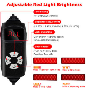 Top Ranking 660nm 850nm Cinturón de terapia de luz roja Terapia de luz LED Dispositivo de terapia de uso doméstico - Product Image 4