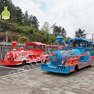 Fabricants personnalisés ventes directes 105 sièges électrique ou moteur Derv <span class=keywords><strong>voiture</strong></span> de tourisme scénique spot touristique train sans rail - Product Image 3