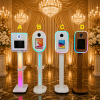 Nouvelle cabine photo portable pour iPad et appareil photo reflex numérique, best-seller, installation rapide, avec anneau lumineux LED, machine de cabine photo pour iPad