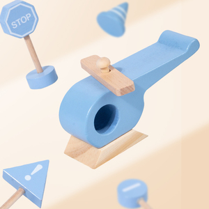 Ensemble de jeu de <span class=keywords><strong>garage</strong></span> de stationnement pour voitures en <span class=keywords><strong>bois</strong></span> à 3 niveaux, avec ascenseur, mini-voitures et hélicoptère, pour enfants et tout-petits - Product Image 6