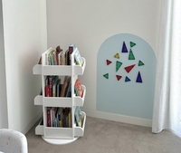 Tableau noir auto-adhésif tableau noir magnétique autocollant mural planche à dessin arc maison forme conseil pour chambre d'enfant