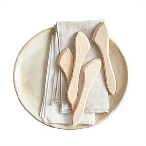 Juego de cuchillos para queso de madera con acabado espejo, diseño moderno, ecológico, espalda de cuchillo para mantequilla con mango, ideal para bodas - Product Image 5
