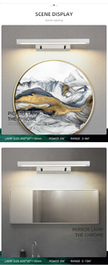 Lampe murale en alliage d'aluminium Manto Lighting 400 mm/600 mm LED blanc chaud, style minimaliste, montage en surface, éclairage pour salon - Product Image 4
