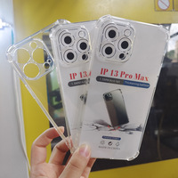Offre spéciale, coque de téléphone Simple et facile de 1.5mm avec quatre coins antichute en TPU souple pour iPhone 14 14 Pro Max