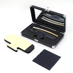 Guí<span class=keywords><strong>a</strong></span> de sombra Dental 3D profesional, tabla de blanqueamiento de dientes de resina de 20 colores, guí<span class=keywords><strong>a</strong></span> de Color de clínica de acero inoxidable - Product Image 2