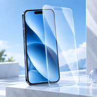 Pelindung Layar Premium AR Optical Coating Ultra HD Jernih Anti Pantul untuk iPhone Samsung Ponsel