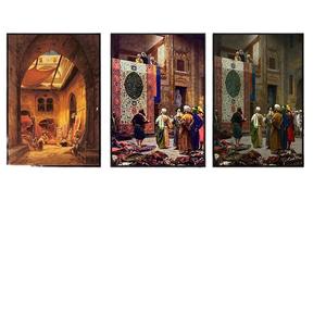 Personnaliser Arabe Tapis <span class=keywords><strong>Marchand</strong></span> Toile Mur Art Poster Imprimé Paysage pour Chambre et Salon <span class=keywords><strong>Peinture</strong></span> Décorative - Product Image 5