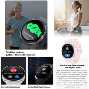 HD8 Mini GPS Track Smart <b>Watches</b> 40MM For Men Women Sport Heart Rate Bluetooth Call NFC IP68 Waterproof <b>Compass</b> Smartwatch - Product Image 6