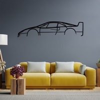 Décoration murale en métal pour garage, voiture, cadeau pour homme, cadeau de pendaison de crémaillère, décoration de course, décoration murale, art mural