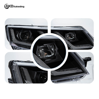 Feux de voiture pour Skoda Octavia, projecteur de phare LED, lentille, 2014-2018, phare avant Octavia, animation DRL, accessoires automobiles