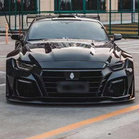 Nouveau kit carrosserie en fibre de verre pour Mustang 2015-2023, style Rbt Dawn amélioré, pare-chocs avant et arrière larges, capot et spoiler