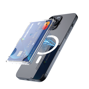 Soporte Magnético Transparente para Tarjetas de PC para Fundas de Teléfono Móvil con Función de Cartera Antichoque y Diseño de Ranura Magnética de un Toque - Product Image 4