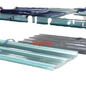 Feuille ondulée de polycarbonate couvrant le panneau transparent Grp / Frp de lucarne, fibre de verre - Product Image 3