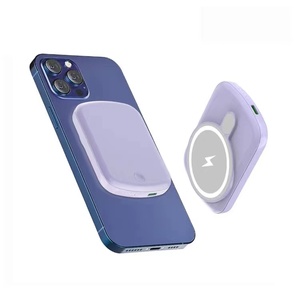 Chargeur sans fil magnétique portable PD2OW à forte puissance, vente chaude 2024, batterie externe 5000mAh/10000mAh, technologie GaN, charge rapide, personnalisable - Product Image 2