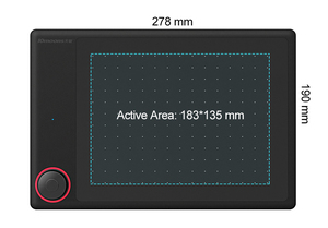 Tavoletta Grafica Digitale G30 <span class=keywords><strong>con</strong></span> 4 Tasti Rapidi e <span class=keywords><strong>Penna</strong></span> Stilo Passiva EMR - Product Image 6