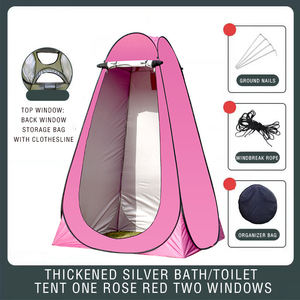 Tente <span class=keywords><strong>de</strong></span> <span class=keywords><strong>camping</strong></span> en plein air en polyester imperméable <span class=keywords><strong>de</strong></span> conception pop-up portable moderne <span class=keywords><strong>avec</strong></span> fonction <span class=keywords><strong>de</strong></span> changement <span class=keywords><strong>de</strong></span> vêtements pour les toilettes ou la <span class=keywords><strong>douche</strong></span> - Product Image 3