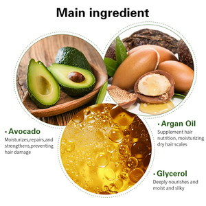 OEM all'ingrosso Logo ingrediente personalizzato etichetta privata Anti perdita di capelli forfora <span class=keywords><strong>secca</strong></span> nutriente <span class=keywords><strong>Shampoo</strong></span> all'olio di Argan Avocadol biologico - Product Image 2
