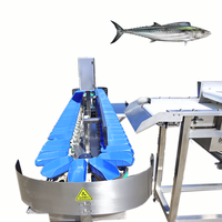 Spaanse Makreel Clow Trepang Rivierkreeft Kreeft Vis Meerdere Niveaus Sorteermachine Oester Garnalen Gewichtssorteermachine Sensor PLC Core 1