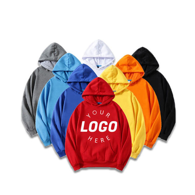 Customizable 100% Cotton Knitted Zipper Pullovers for Men Women Plain Dyed Printed Logo Hoodies Loose Fit Plus Size Sweatshirt