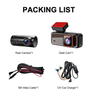 Cámara de Coche Dual 4K 2K con WiFi, Control por App, Visión Nocturna, Sensor G, Grabación en Bucle, Tipo C, Modo de Estacionamiento 24H, 135 Grados, OEM ODM