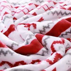 Natale Double-face corallo in pile polare coperta invernale di flanella morbida <span class=keywords><strong>e</strong></span> calda maglia in poliestere per la casa <span class=keywords><strong>e</strong></span> il regalo - Product Image 5