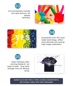 Fcolor 5 màu sắc 1000ml không có trầm tích màu trắng dệt sắc tố số lượng lớn dtf mực máy in cho <span class=keywords><strong>Epson</strong></span> xp600 i3200 đầu in - Product Image 5