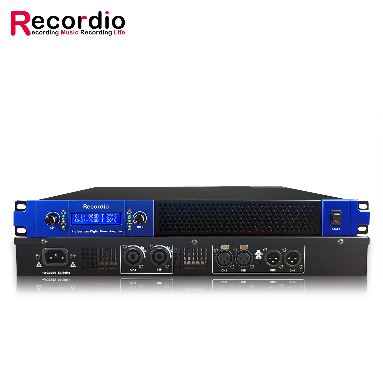 GAP-D2900 amplificateurs de puissance professionnels 400W x 2 pour DJ Subwoofer haut-parleurs mariage KTV usage domestique