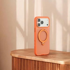 Premium Wholesale Magnetic <b>Case</b> with <b>Stand</b> Luxury Anti-Fingerprint Shockproof TPU PC Cover <b>for</b> 17 16 15 Pro - Product Image 1