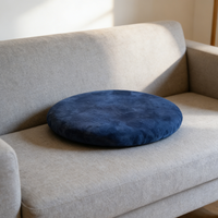 Prix de gros disponibles, fauteuils et canapés en mousse à mémoire de forme en velours bleu, non toxiques, amovibles, lavables, respirants, entièrement