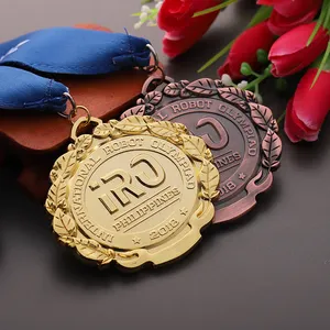 Gold Kupfer Sport Großhandel maßge schneiderte billige Medaille Russland