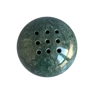 stonekocc Customized Natural Green Aromatherapy Stove Marble Essential Oil Aromatherapy Stone Home Decoration