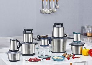 Robot culinaire multifonctionnel électrique 5L, 3L, 2L pour Foufou, <span class=keywords><strong>Hachoir</strong></span>, Mixeur et <span class=keywords><strong>Hachoir</strong></span> à viande - Product Image 2