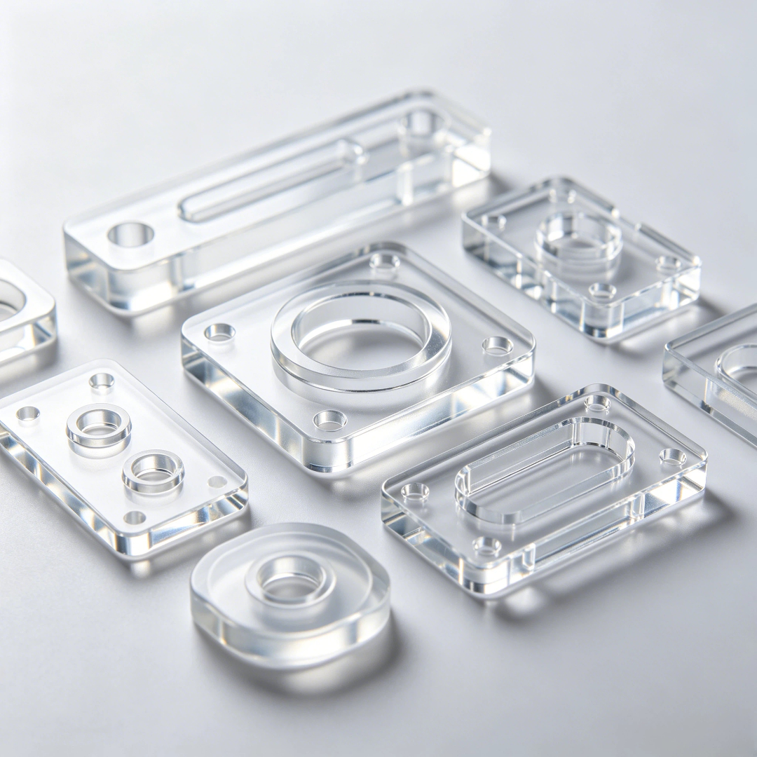 High Transparency Precision Custom PMMA Acrylic CNC Machining Vacuum Casting Rapid Prototype Silicone Molding Parts Service