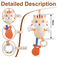 Tempat tidur kucing kartun grosir, mainan boneka, gantungan kereta bayi, tempat tidur bayi, dan bantalan gigit bayi dari produsen
