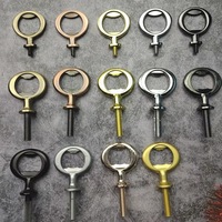 Juego de piezas de Hardware para proyectos de cocina, pistola de acrílico en blanco de madera, abridor de botellas de Metal cromado dorado