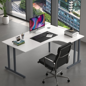 New văn phòng hiện đại Đồ nội thất mới nhất bàn văn phòng thiết kế điều hành Bàn Quản <span class=keywords><strong>L</strong></span>ý <span class=keywords><strong>L</strong></span> hình thương mại đồ nội thất bảng - Product Image 1