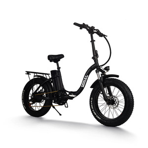 Folding 20*4-inch Fat Tire 20*4 E Bike 48V 7 Speed Aluminum Alloy <b>Frame</b> Rear Hub Motor Urban Commuter <b>Bicycle</b> - Product Image 4