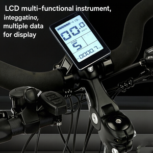 Bicicleta Eléctrica Deportiva Urbana con Panel de Instrumentos Multifunción LCD, Llantas de 28 Pulgadas, Cuadro de Aluminio, Asiento Trasero, Batería de Litio, Motor sin Escobillas - Product Image 5
