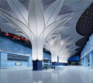 Panneau de mur-rideau en aluminium perforé contemporain, anodisé, anti-corrosion, revêtement extérieur de bâtiment - Product Image 4