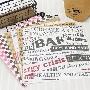 <b>Greaseproof</b> Wax Deli <b>Paper</b> Sheets 12x12 Inch Checkered Customizable Virgin Wood Pulp Food Wrapping Snack Hamburger Cake Sugar - Product Image 4