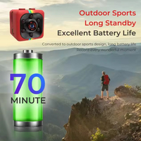 Mini caméra vidéo DV DVR Full HD 720p/1080p, micro caméra enregistreur avec vision nocturne pour l'action intérieure/extérieure, caméra sportive DV