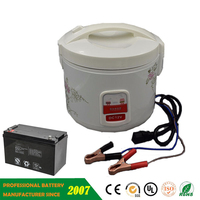 Cuiseur à riz solaire 12V DC prix de gros fabriqué en Chine cuiseur à riz solaire portable de voyage antiadhésif 2L