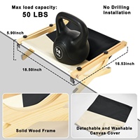PAIPET Holz-Haustierbett, anpassbare Katzen- und Hundebettung für Fenster, multifunktionale, bodenstehende, erhöhte X-Rahmen-Bettung mit Knöpfen vom Hersteller